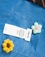 자수 긴팔 셔츠