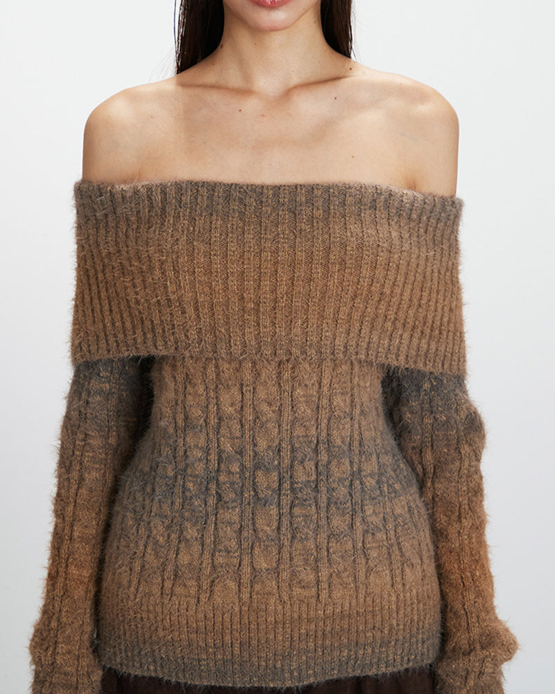 Off-the-shoulder sweater (women's)