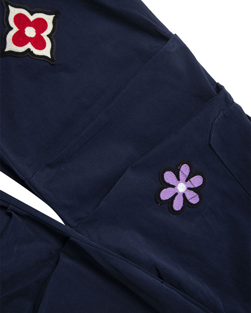Vintage colored cargo trousers