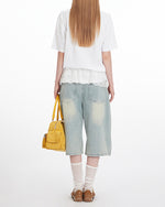 Embroidered casual short sleeves