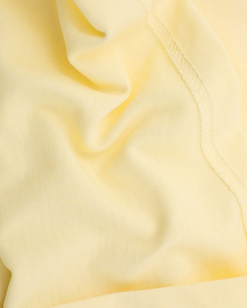 格紋蘋果貼布短袖