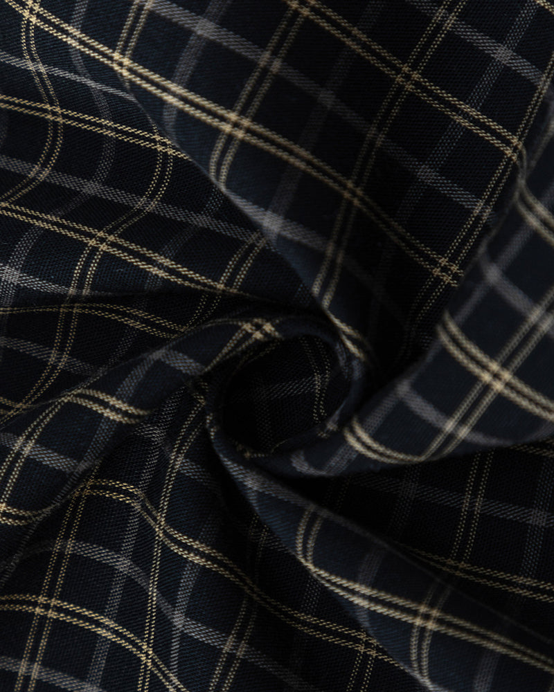 復古條紋短袖襯衫