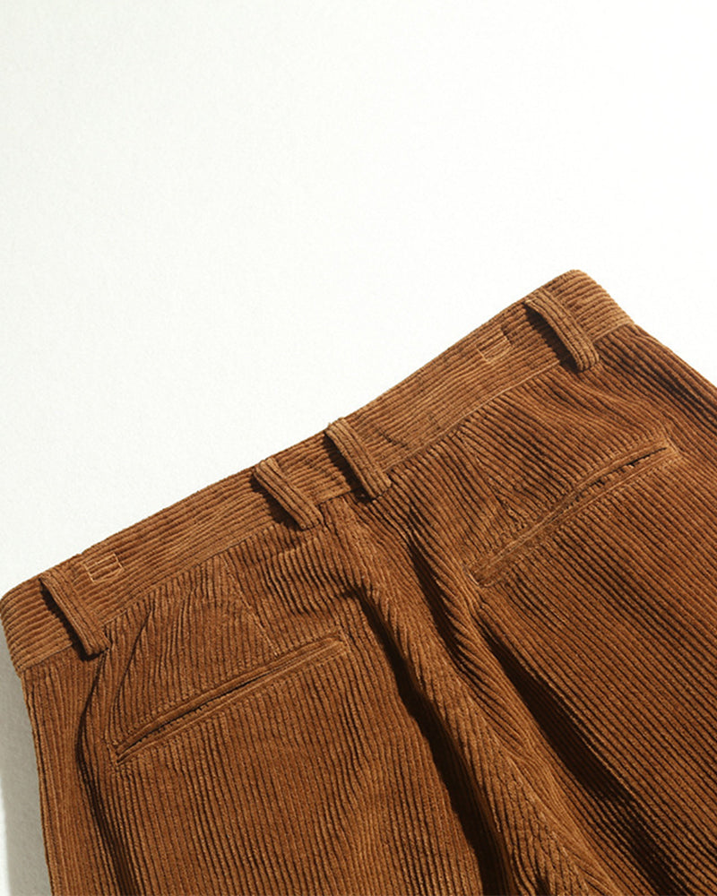 Corduroy casual trousers