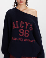 Retro short knit sweater