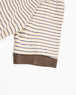 復古撞色條紋短袖