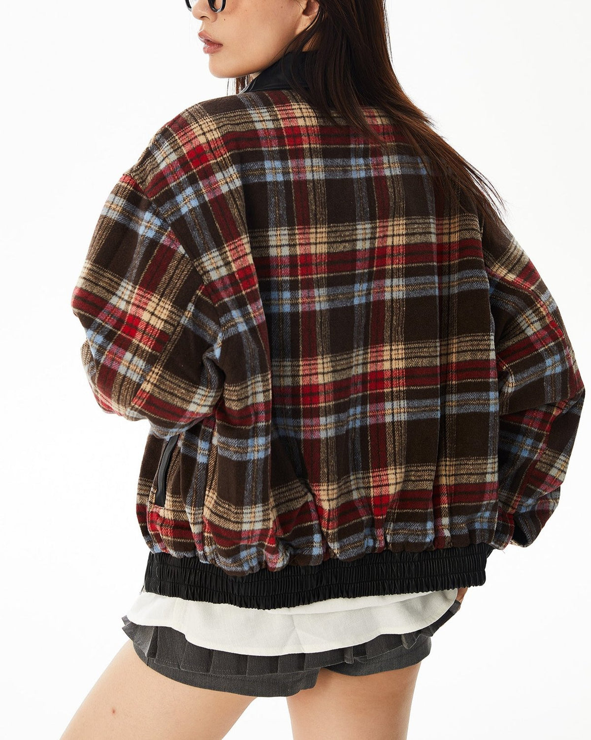 Reversible jacket with retro design