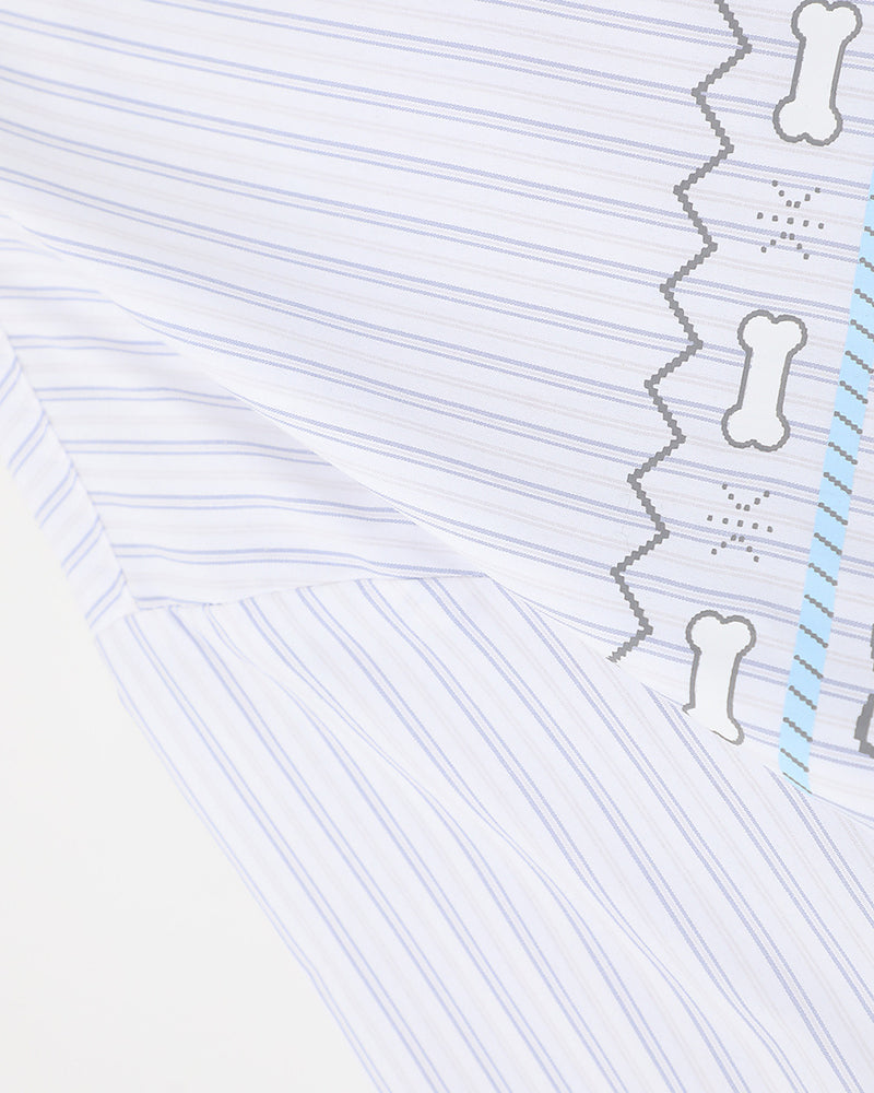 卡通小狗短袖襯衫