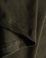 자수가 들어간 느슨한 짧은 소매