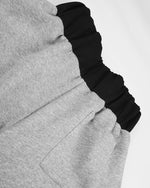 Contrast color patchwork casual pants