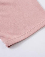 Contrast color letter lapel short sleeves