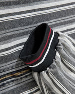 Washed striped couple jackets