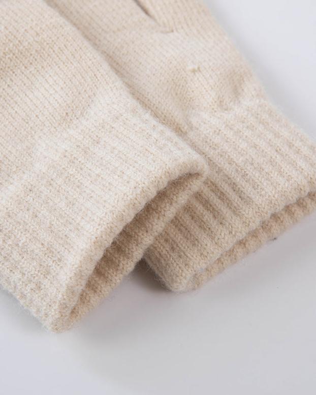 Cute warm five-finger gloves