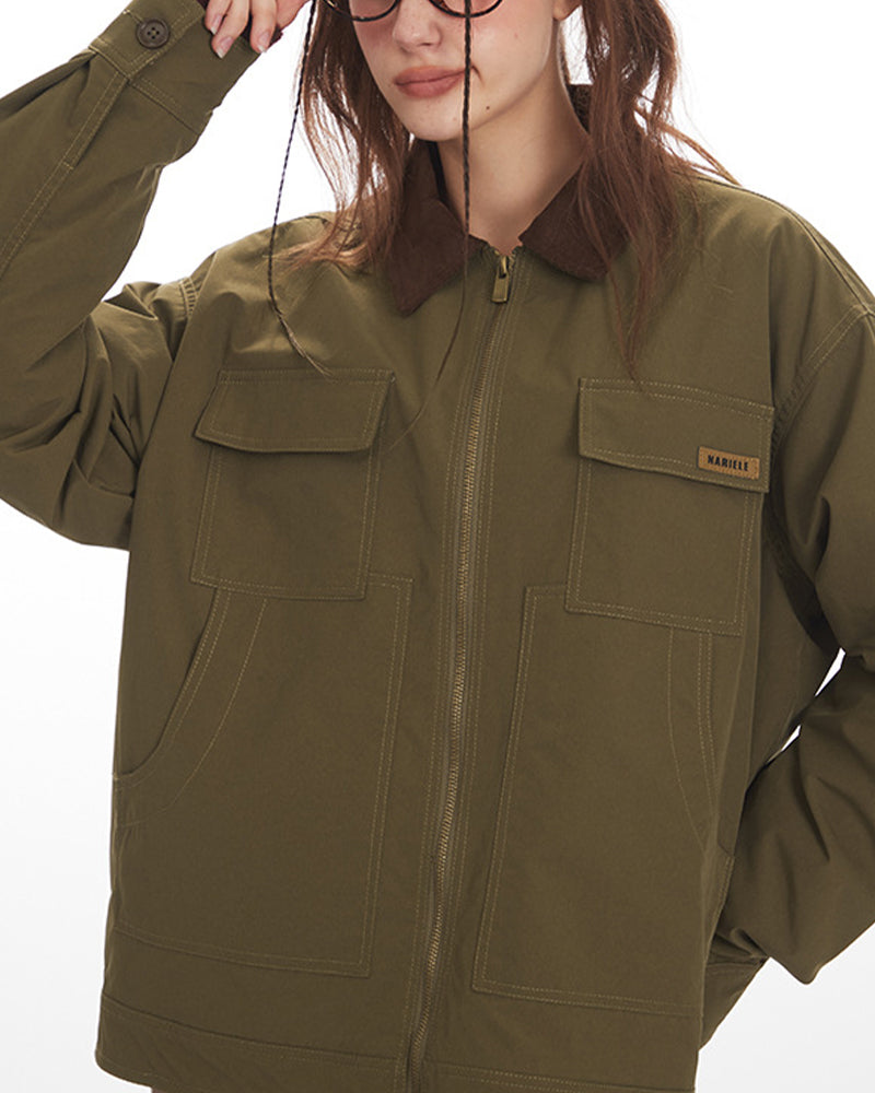 Retro workwear jacket