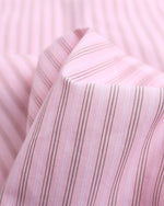Vintage Striped Short Sleeve Shirt with Tie