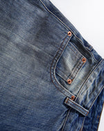 distressed wide-leg jeans