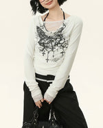 Retro Hot Girl Long Sleeve