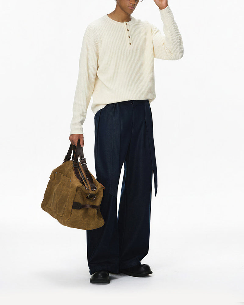 헨리 칼라 캐주얼 긴팔