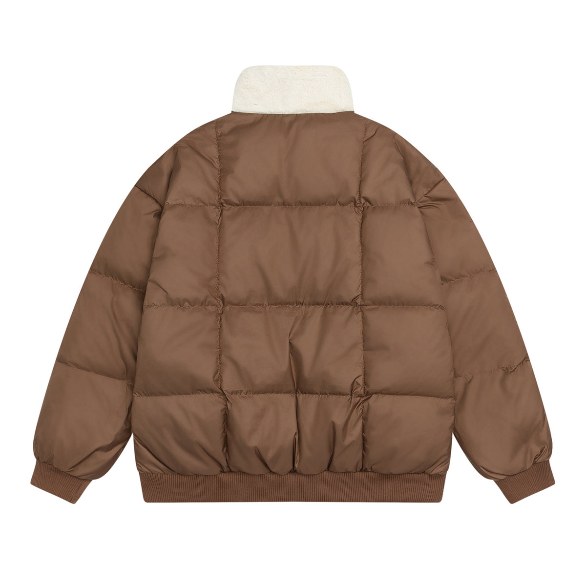 Retro loose down jacket