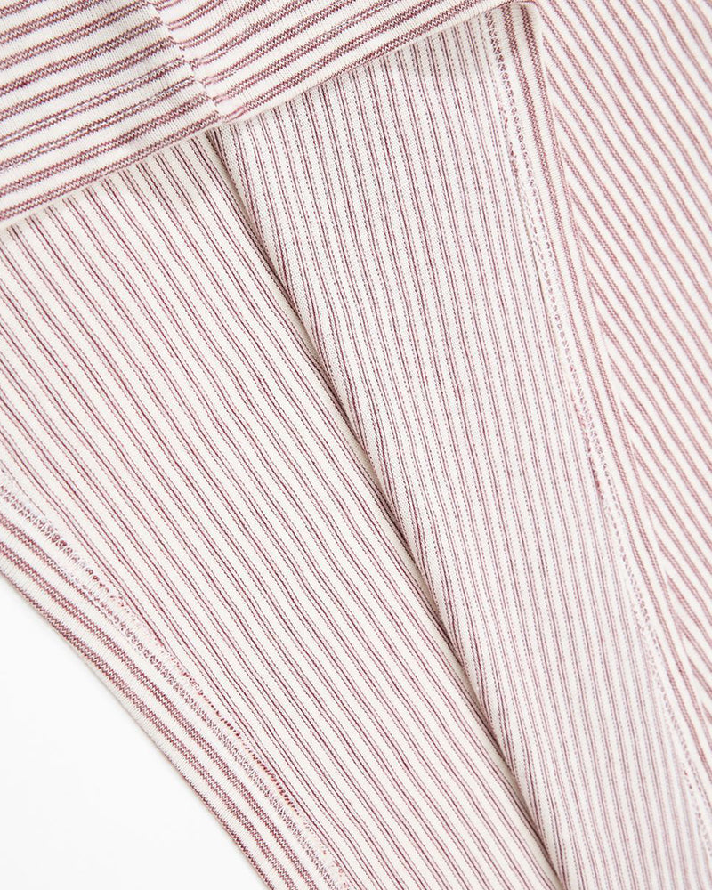 撞色條紋polo短袖