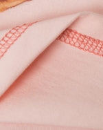 귀여운 탑스티치 짧은 소매