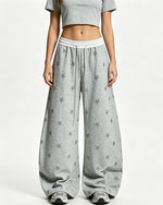 Star-print sweatpants