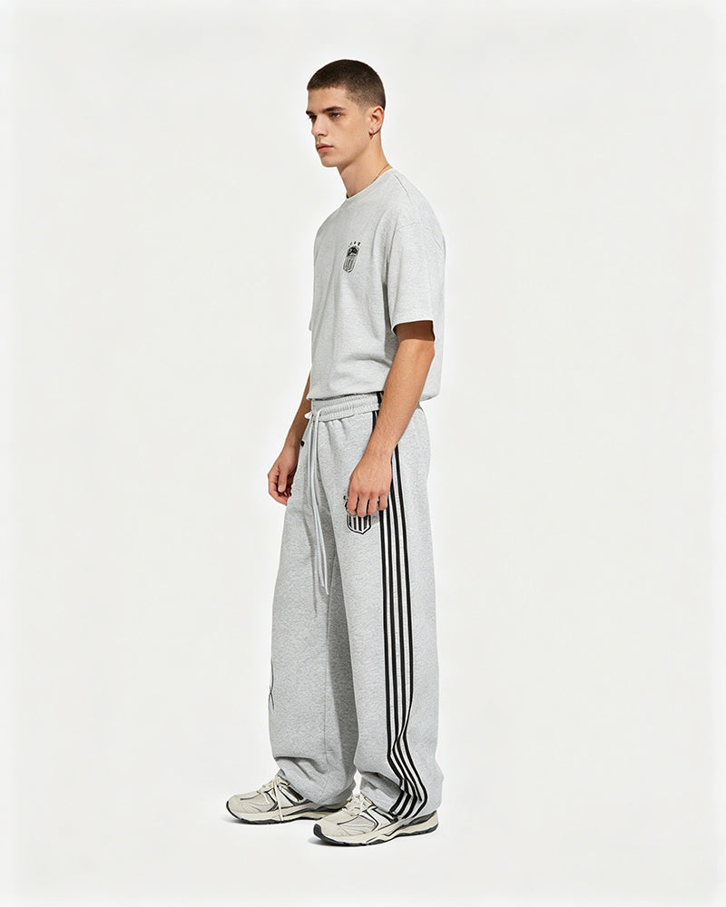 Retro Wide-Leg Casual Pants