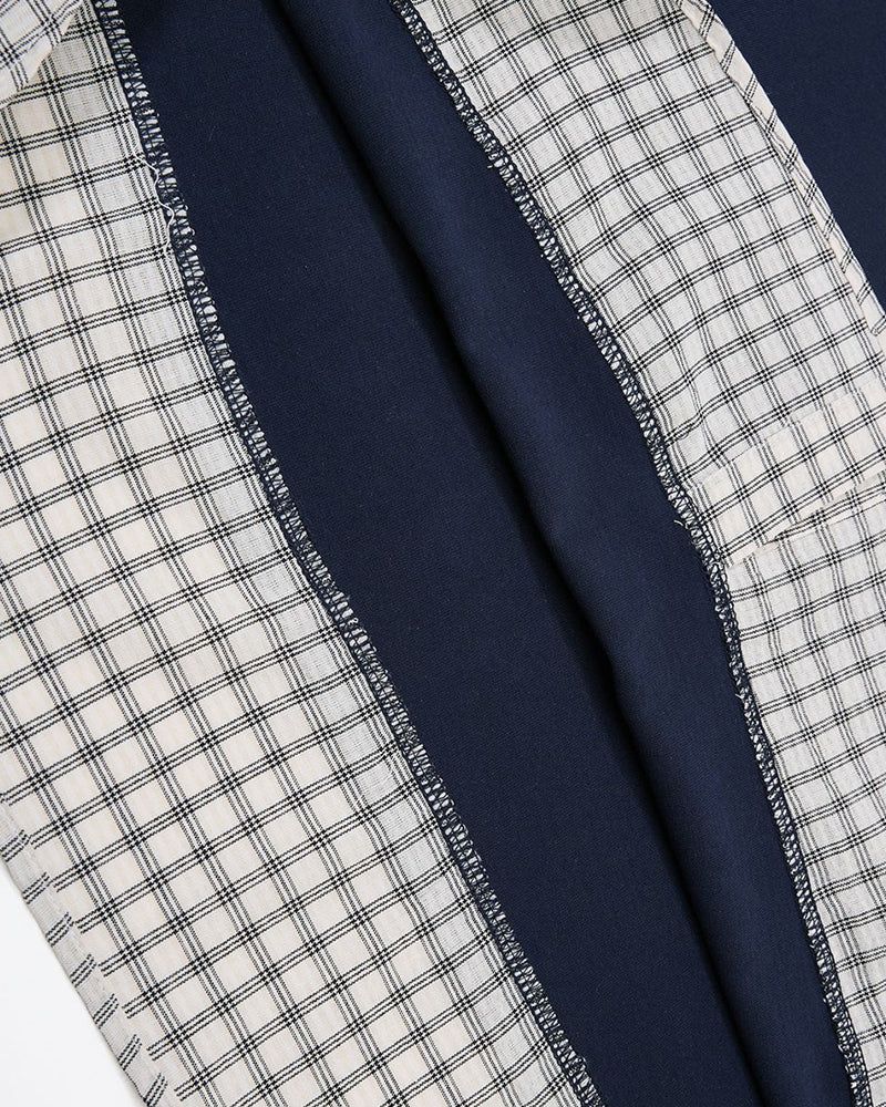 假兩件拼接短袖