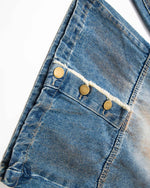 retro simple denim shorts