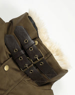 Simple and versatile lapel cotton coat