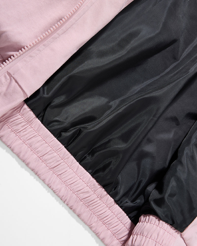 Retro patchwork couple jackets