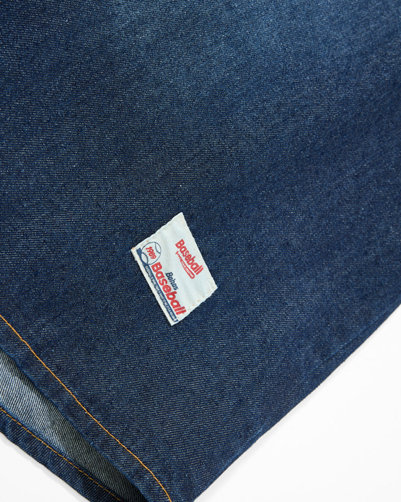 復古牛仔短袖襯衫