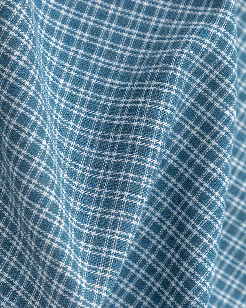 復古格紋短袖襯衫