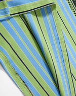 Color-blocked faux two-piece long-sleeved top