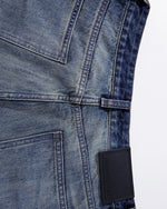 休閑水洗牛仔褲