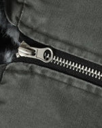 Patchwork cotton-padded jacket