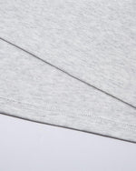 Lettering print half-zip short sleeves