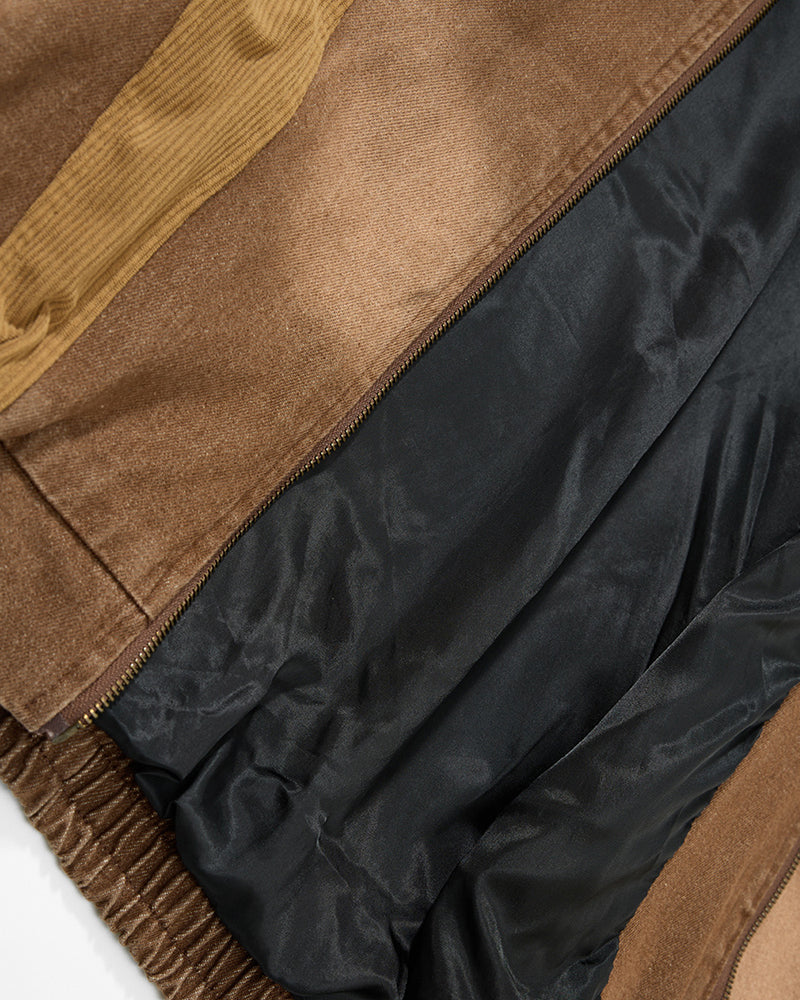 레트로 레터링 캐주얼 재킷