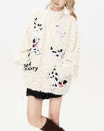 Fun Dalmatian Stand Collar Jacket