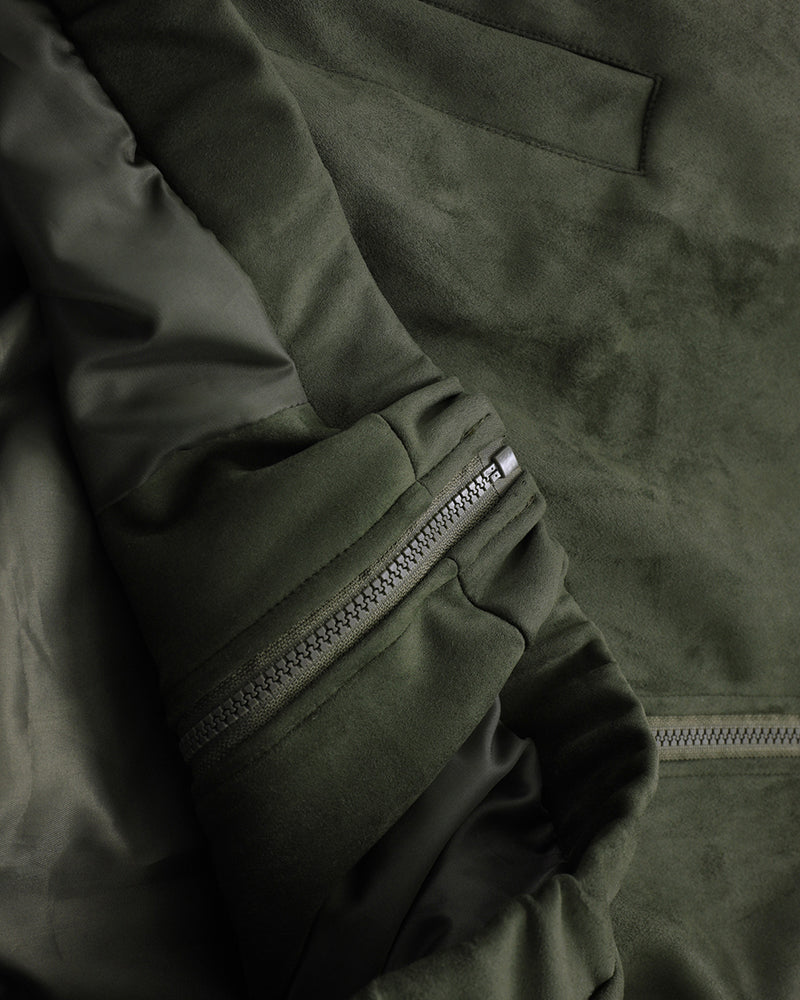 撞色條紋寬鬆外套