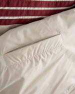 Color-blocked cotton-padded jacket