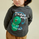 復古印花透氣長袖