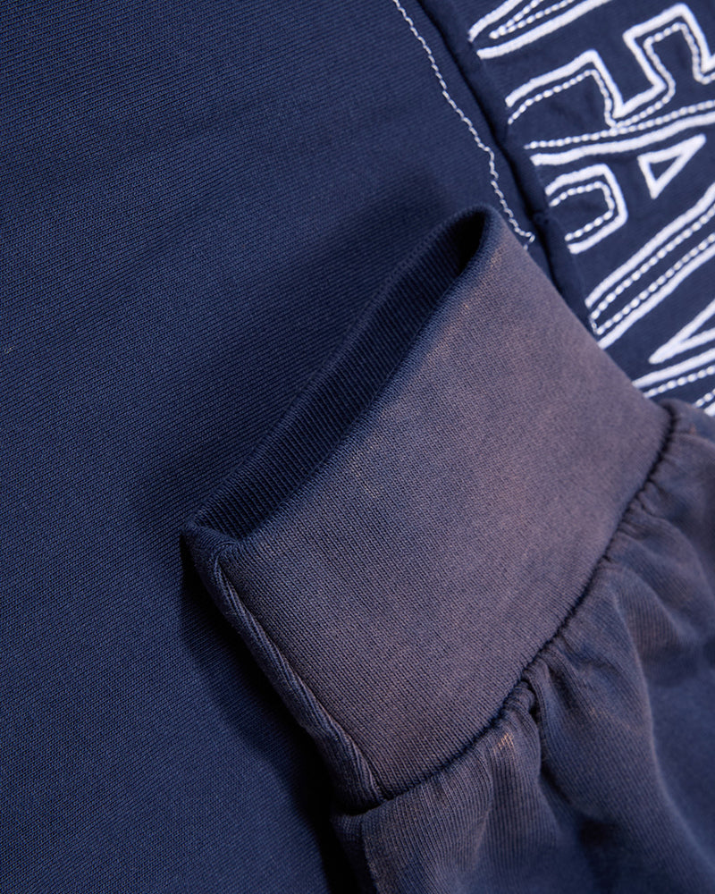 Gradient distressed long sleeve