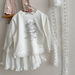 可愛蛋糕印花長袖