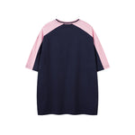 장식 프린트 반팔 셔츠