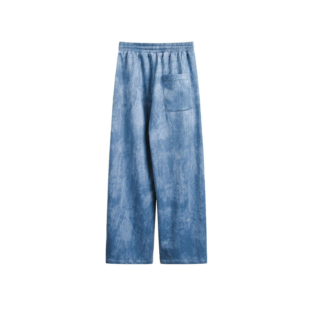 Retro simple casual pants