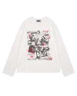 Retro casual versatile long-sleeved shirt