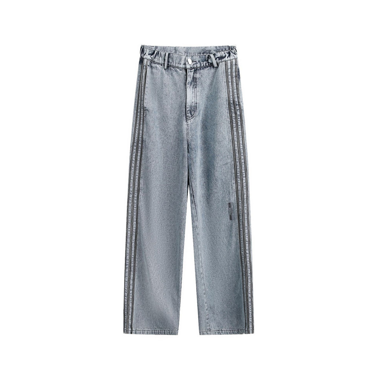 Retro versatile denim trousers