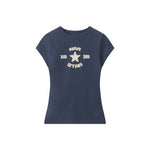 Short round neck short sleeves