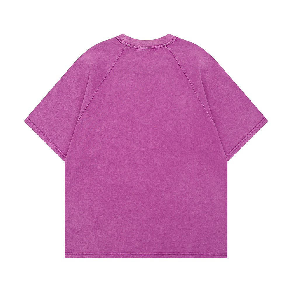 Fun pattern short sleeves