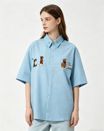 Cute Puppy Short Sleeve Shirt